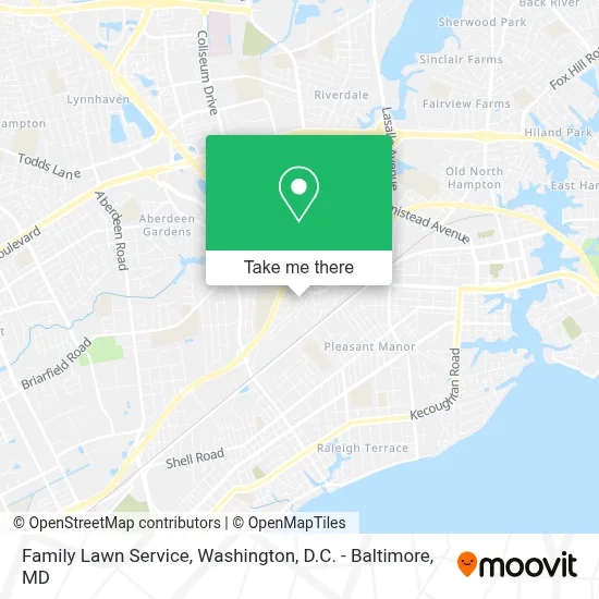 Family Lawn Service map
