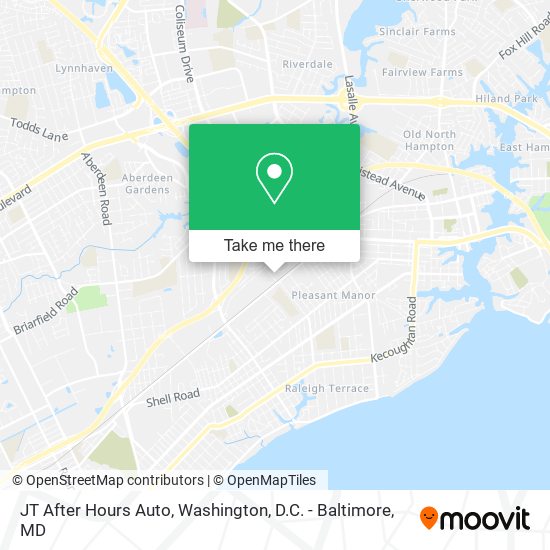 JT After Hours Auto map