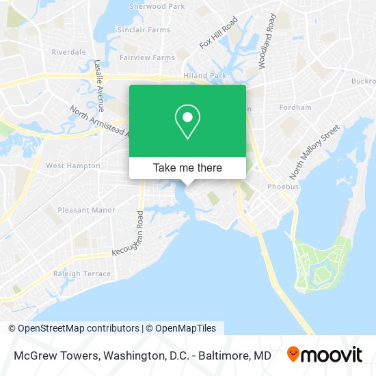 McGrew Towers map