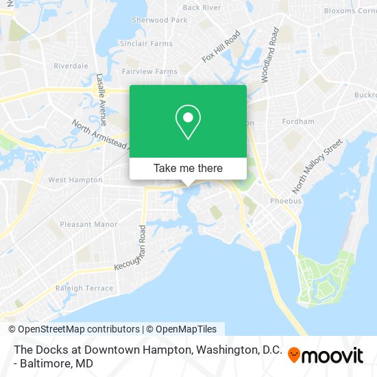 The Docks at Downtown Hampton map