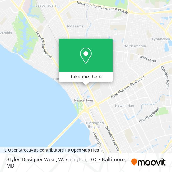 Mapa de Styles Designer Wear