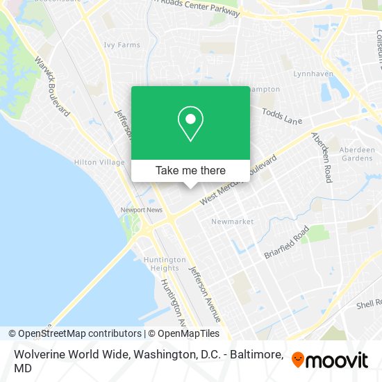 Wolverine World Wide map