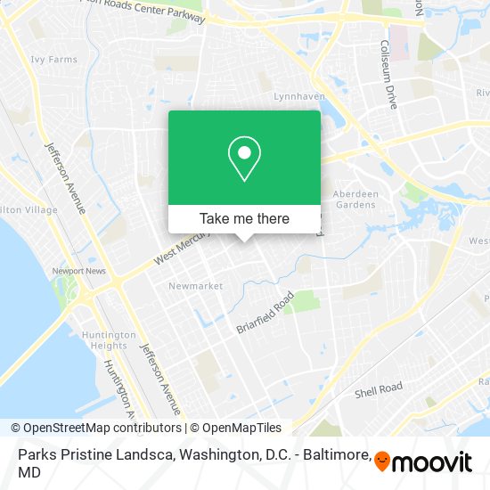 Parks Pristine Landsca map