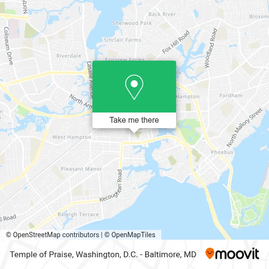 Temple of Praise map