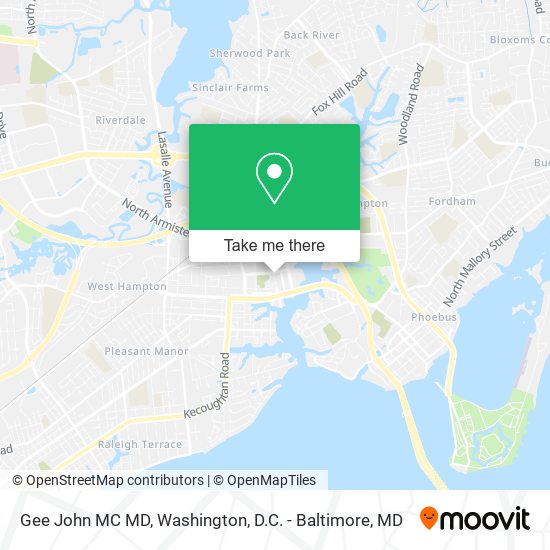 Gee John MC MD map