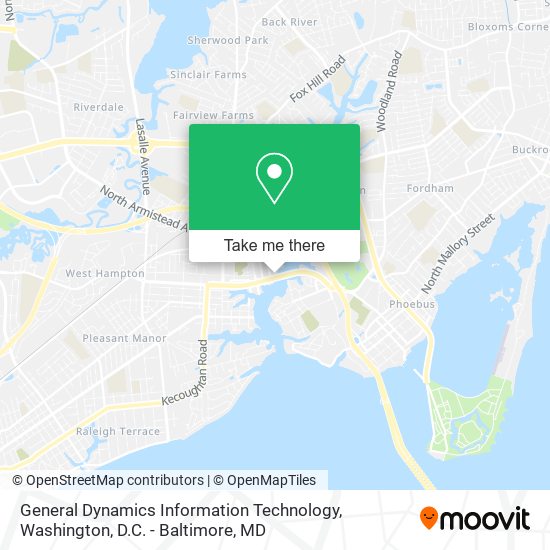 General Dynamics Information Technology map