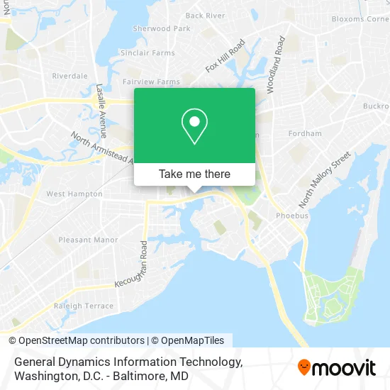 Mapa de General Dynamics Information Technology