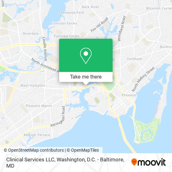 Mapa de Clinical Services LLC