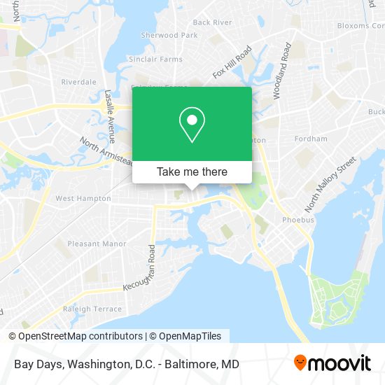 Bay Days map