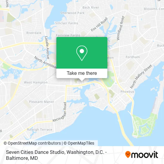 Seven Cities Dance Studio map