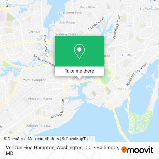 Verizon Fios Hampton map