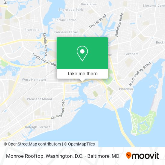 Monroe Rooftop map
