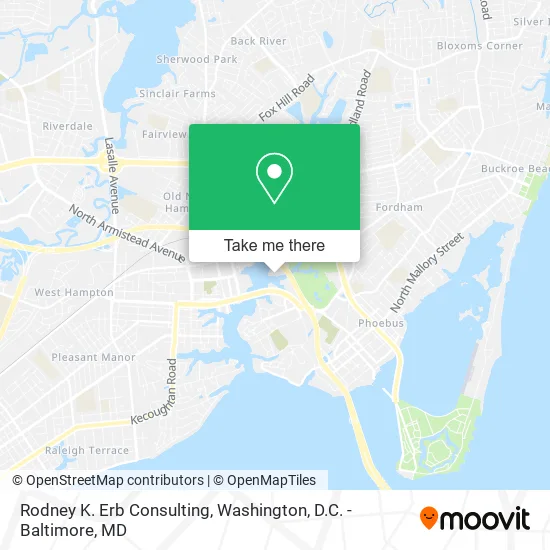 Rodney K. Erb Consulting map