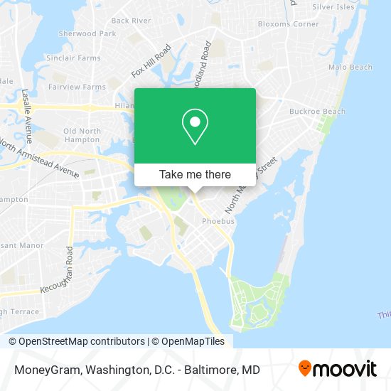 Mapa de MoneyGram