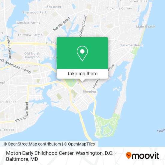 Mapa de Moton Early Childhood Center