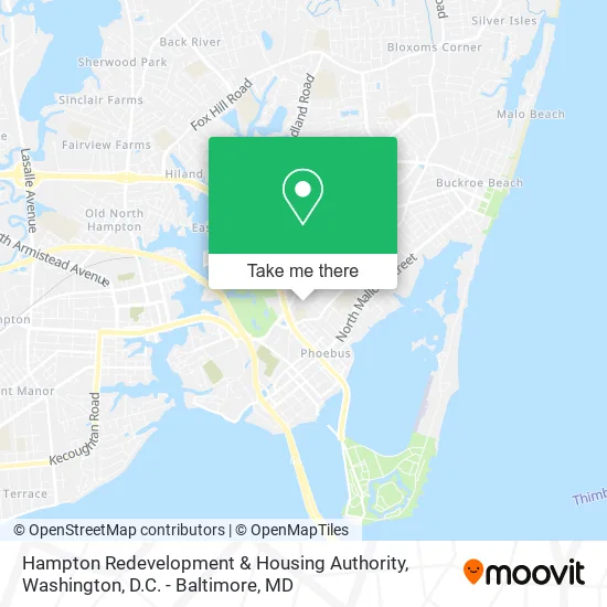 Hampton Redevelopment & Housing Authority map