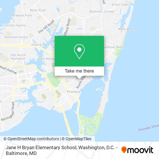 Jane H Bryan Elementary School map