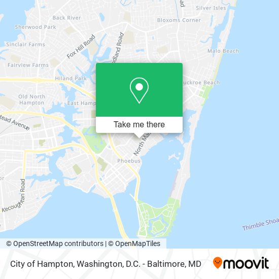 City of Hampton map