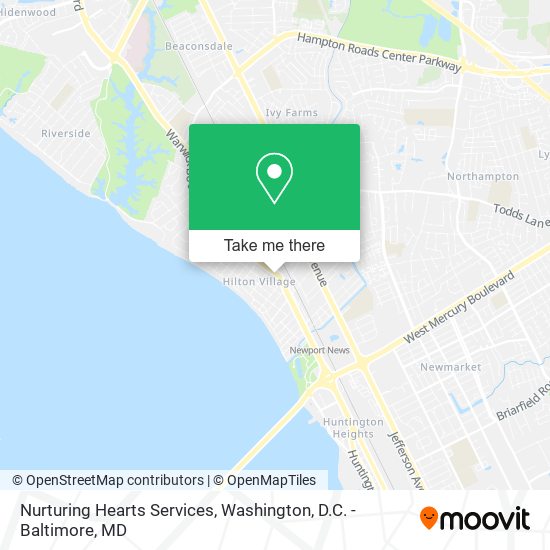 Nurturing Hearts Services map