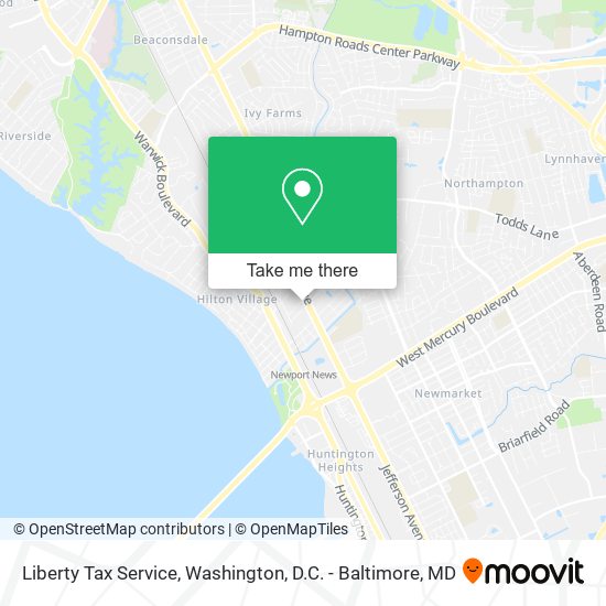 Mapa de Liberty Tax Service