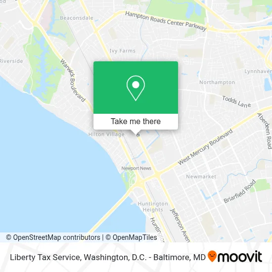 Liberty Tax Service map