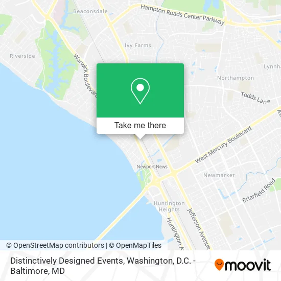 Mapa de Distinctively Designed Events