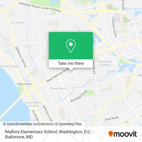 Mapa de Mallory Elementary School