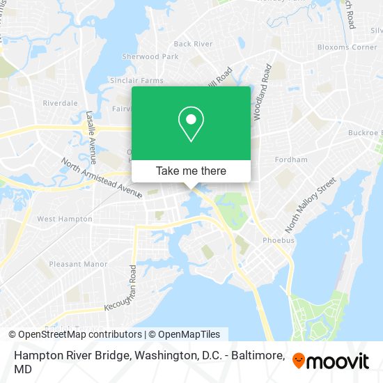 Hampton River Bridge map