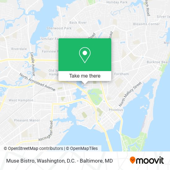 Muse Bistro map
