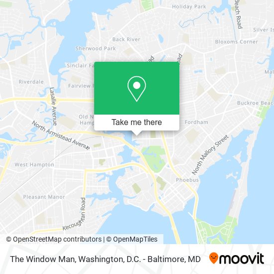 The Window Man map