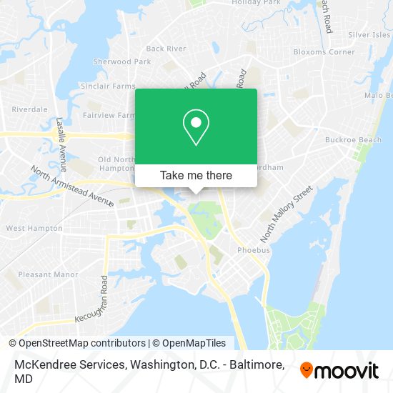 McKendree Services map