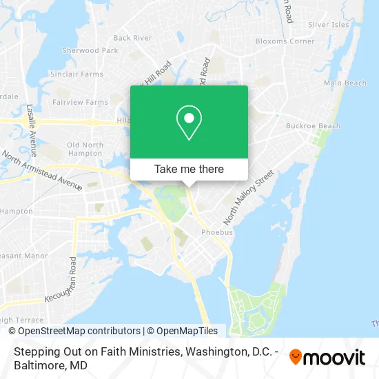 Stepping Out on Faith Ministries map