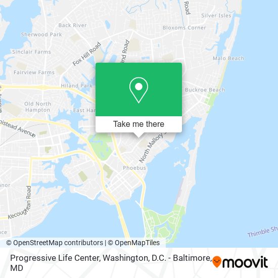 Progressive Life Center map