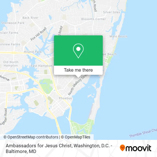 Ambassadors for Jesus Christ map