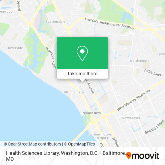 Health Sciences Library map