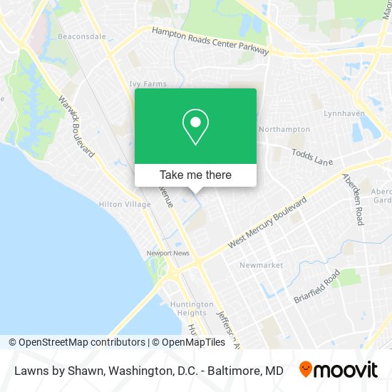 Lawns by Shawn map