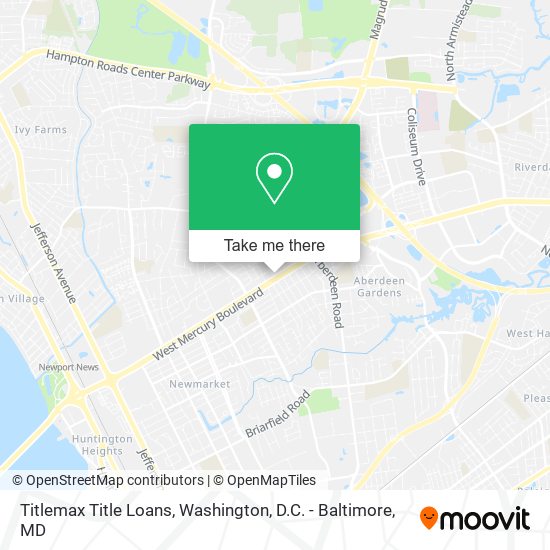 Mapa de Titlemax Title Loans