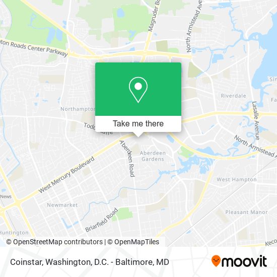 Coinstar map