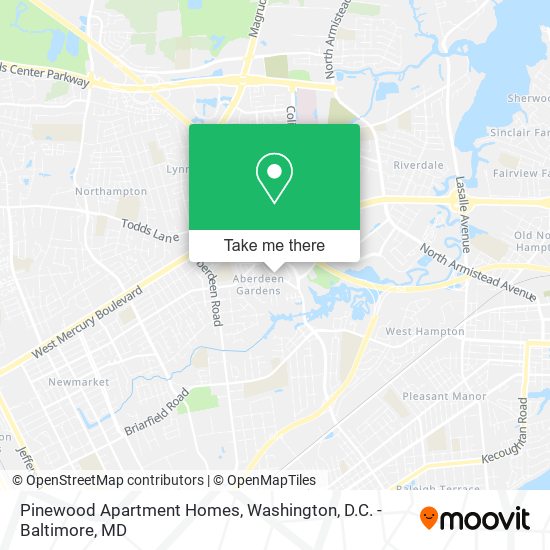 Mapa de Pinewood Apartment Homes