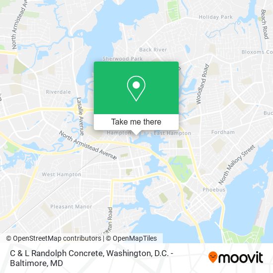C & L Randolph Concrete map