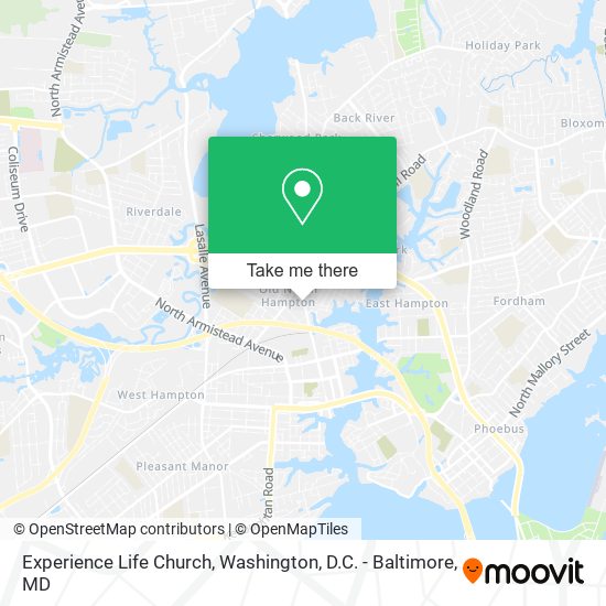 Experience Life Church map