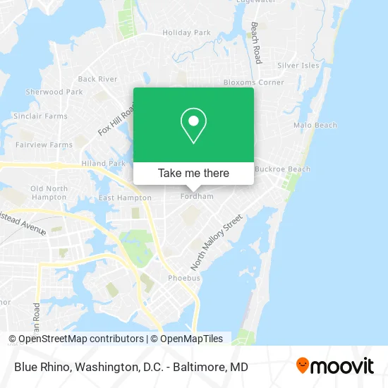 Blue Rhino map