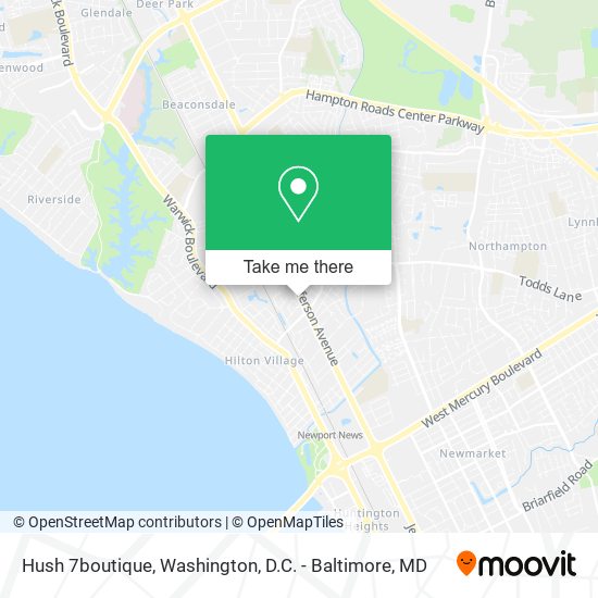 Mapa de Hush 7boutique