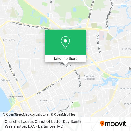 Church of Jesus Christ of Latter Day Saints map