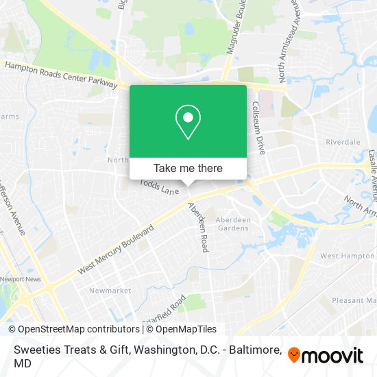 Sweeties Treats & Gift map