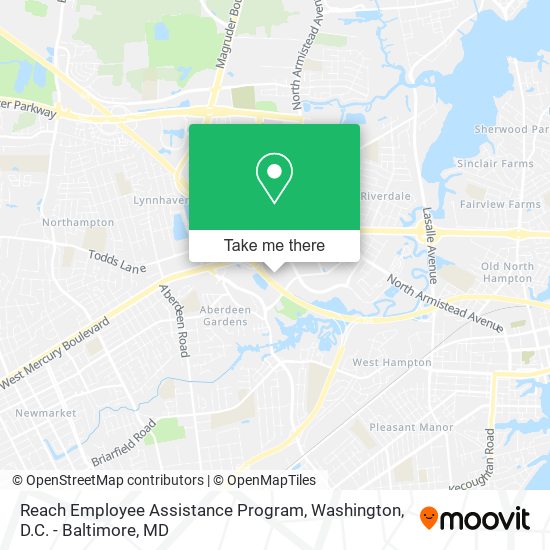 Reach Employee Assistance Program map