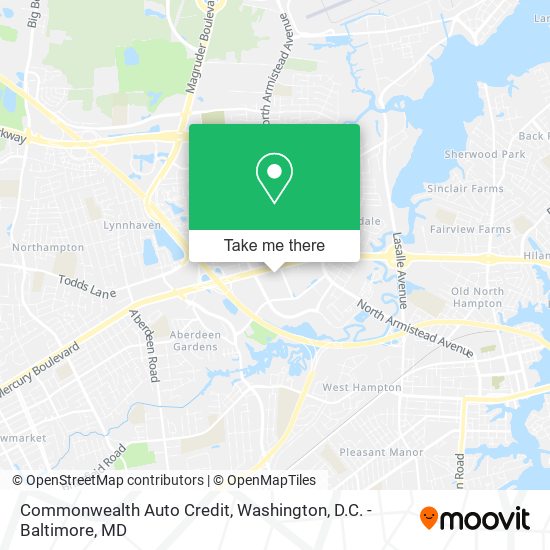 Commonwealth Auto Credit map