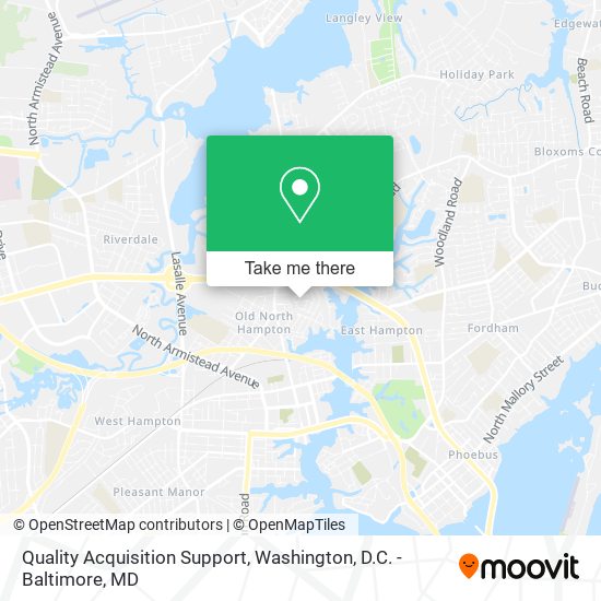 Mapa de Quality Acquisition Support