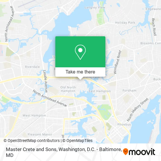 Master Crete and Sons map