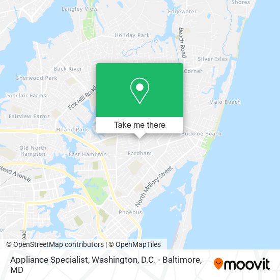 Appliance Specialist map